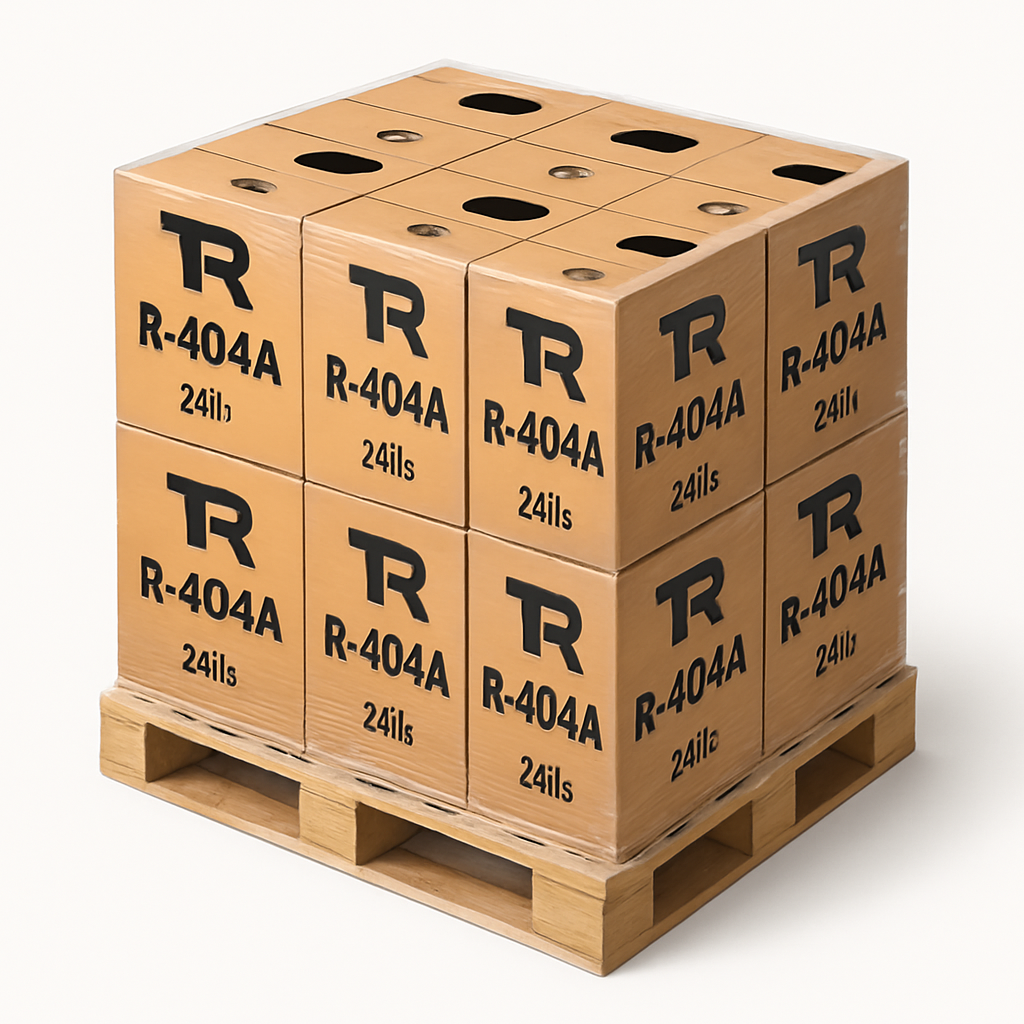 Reclaimed R-404A Refrigerant pallet